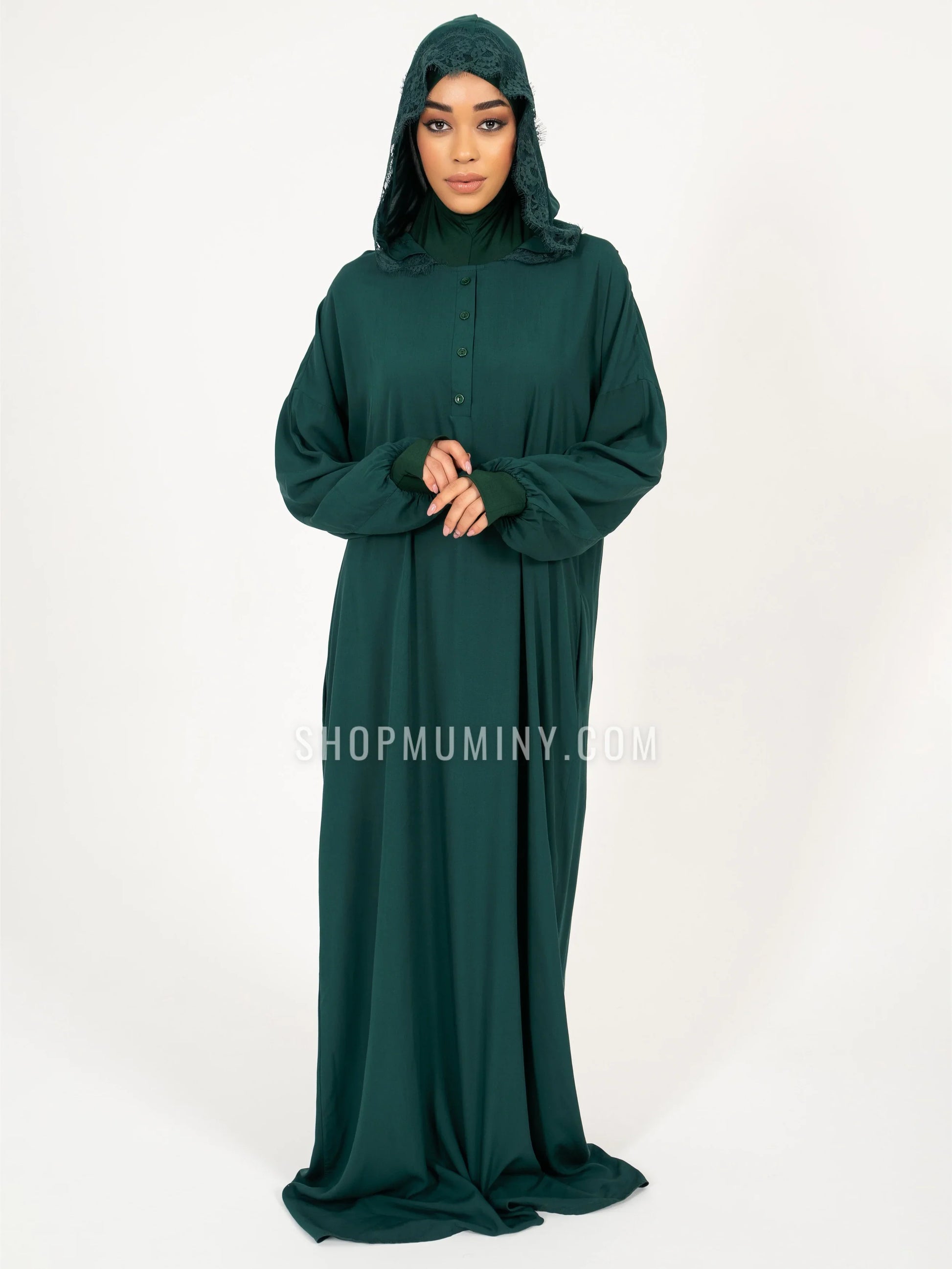 Emerald Green Hooded One-Piece Prayer Dress, Prayer Clothes, Prayer Jilbab, Prayer Hijab, Prayer Abaya, Prayer Khimar for Umrah, Salah Dress, Muslim Prayer Gown. Muminy Emerald Green Hooded One-Piece Prayer Dress, Prayer Clothes, Prayer Jilbab, Prayer Hijab, Prayer Abaya, Prayer Khimar for Umrah, Salah Dress, Muslim Prayer Gown. Muminy